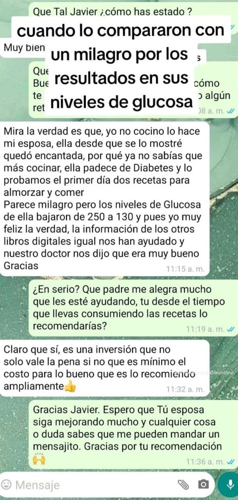 Testimonio 3 diabetes